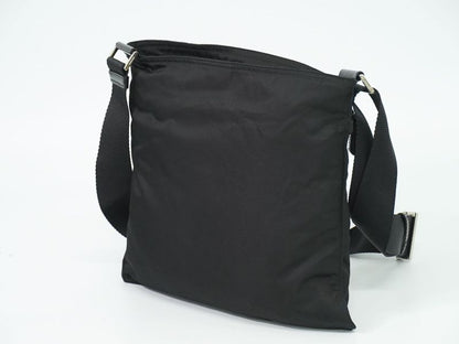 Authentic Prada Nylon Shoulder Bag Pochette Black Bag Pre-owned [follow-up
