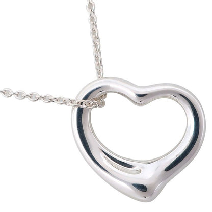 Tiffany & Co Open Heart Elsa Peretti 925 Silver Ladies 3g Necklace
