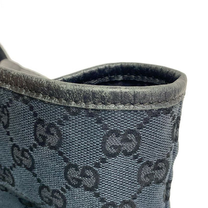 Gucci Tote Bag GG Pattern 139260 Black×navy×dark Green Leather