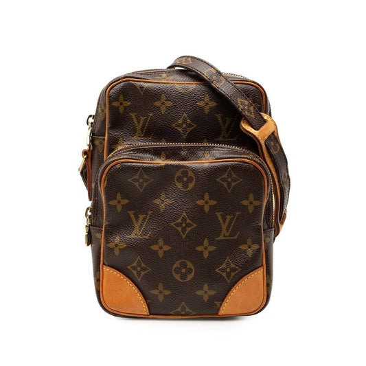 Louis Vuitton Monogram Amazon Crossbody Bag Brown Leather
