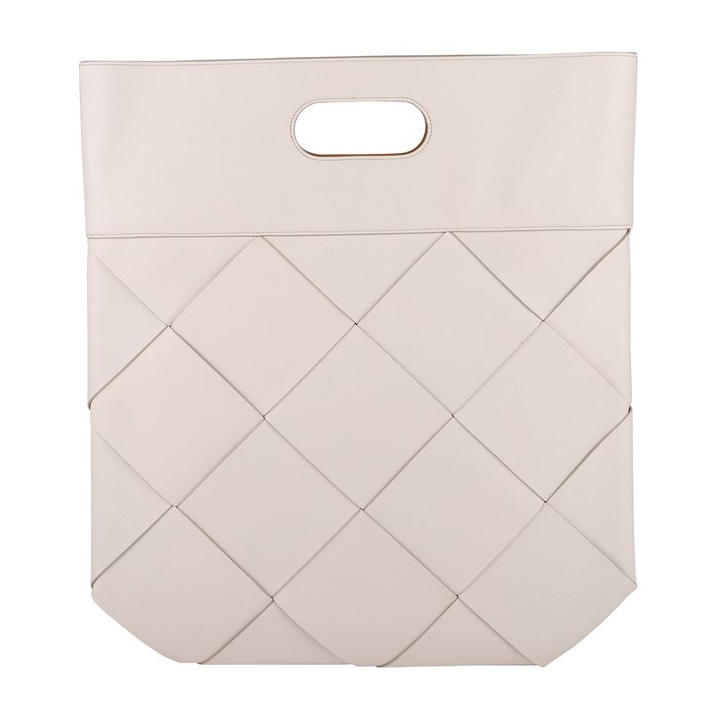 Bottega Veneta Tote Bag Leather Woven SLIP Small TOTE BAG Ivory