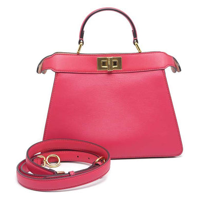 Fendi Peekaboo Iseeu Small 8bn327 2WAY Pink