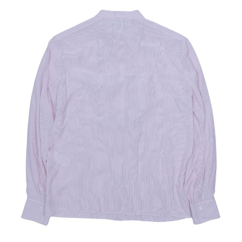 21ss Celine Eddie Period Striped Silk Shirt Long Sleeve Ruffle Blouse Top Edith