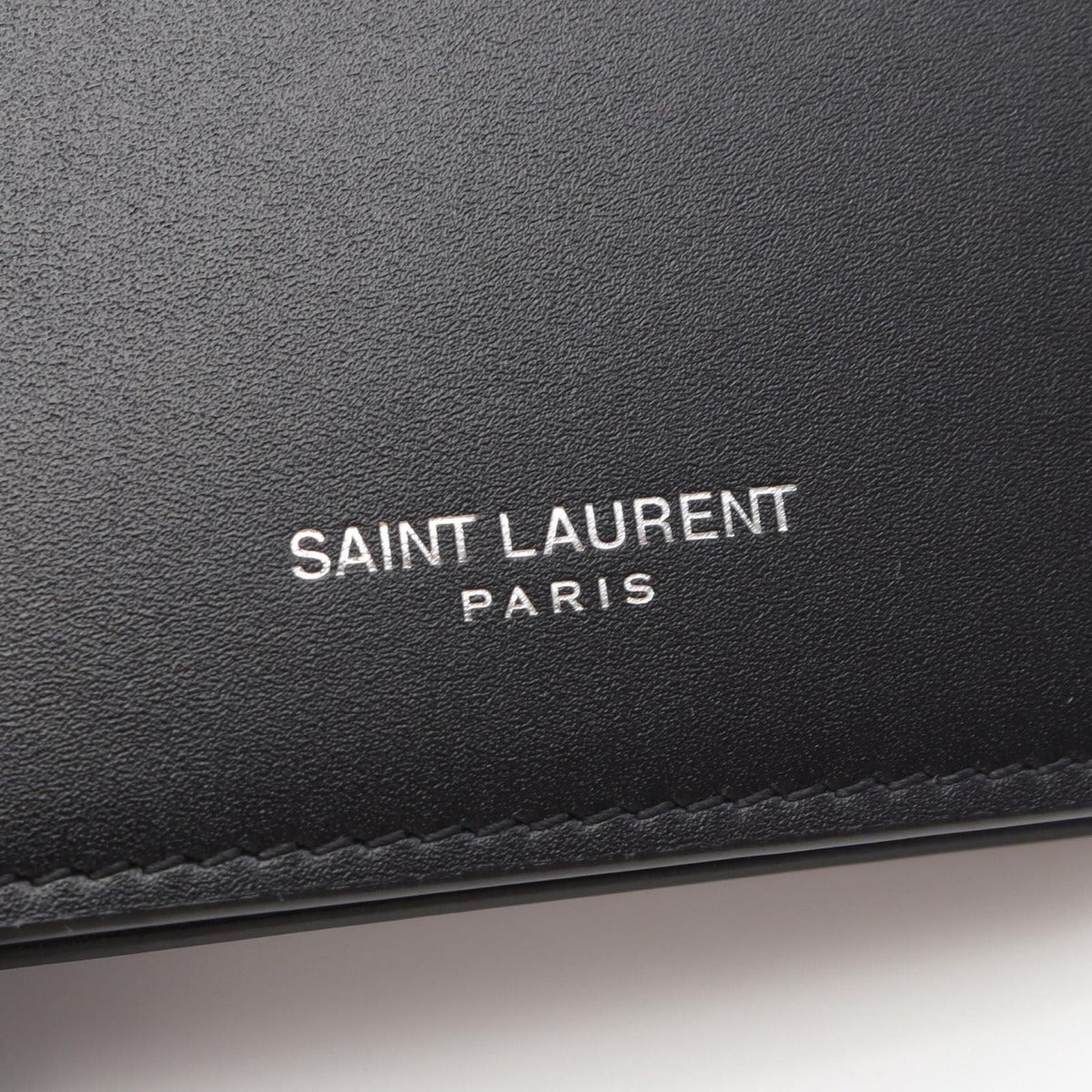 Saint Laurent Paris Card Case Aadaq 1000 Black Leather — view 5