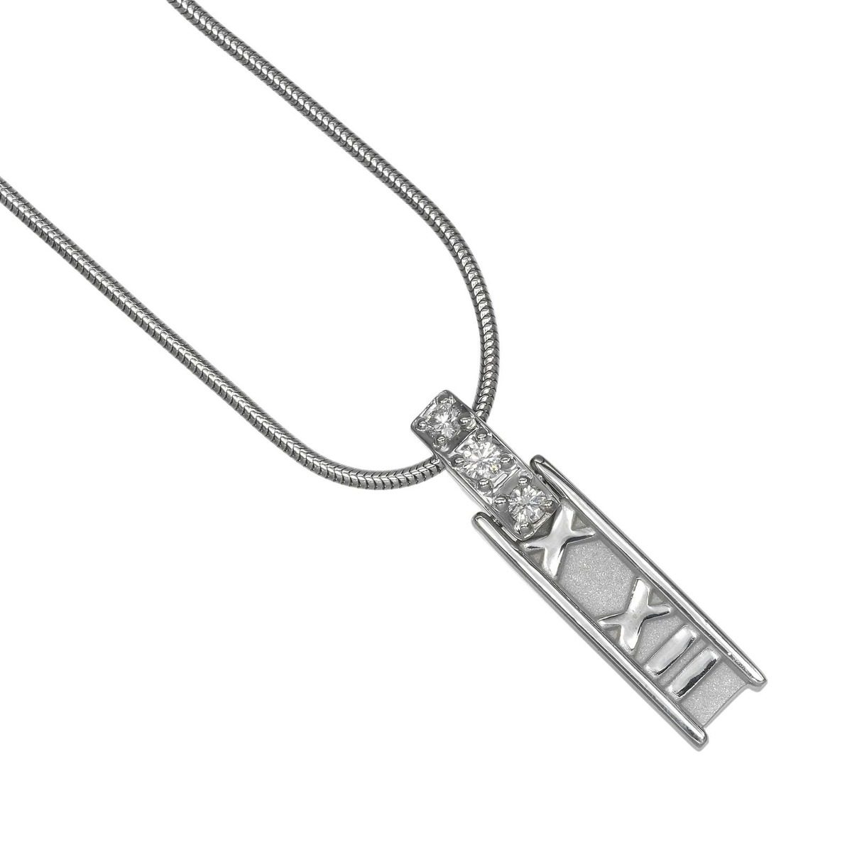 Tiffany & Co Atlas Gold Diamond Necklace