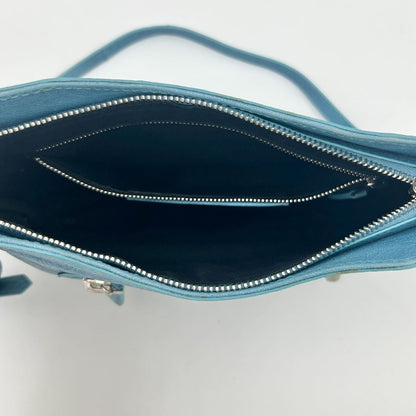Balenciaga Shoulder Bag the City Mini Blue Mint Leather — view 13