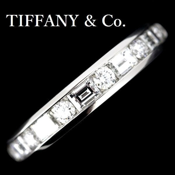 Tiffany & Co Diamond Channel-Set Band Ring Pt950 Just Under 9 11