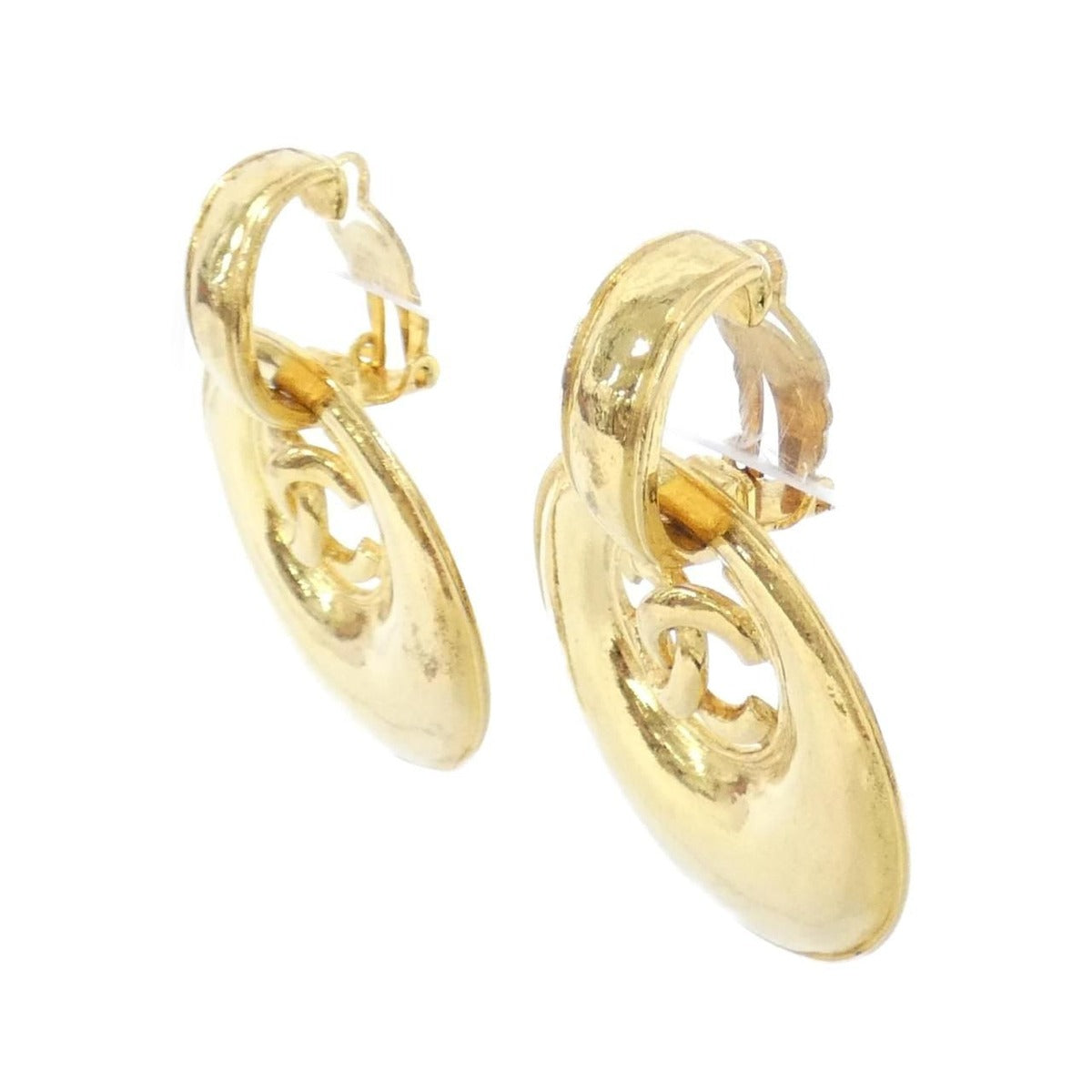 Chanel Vintage Earrings Gold — view 2