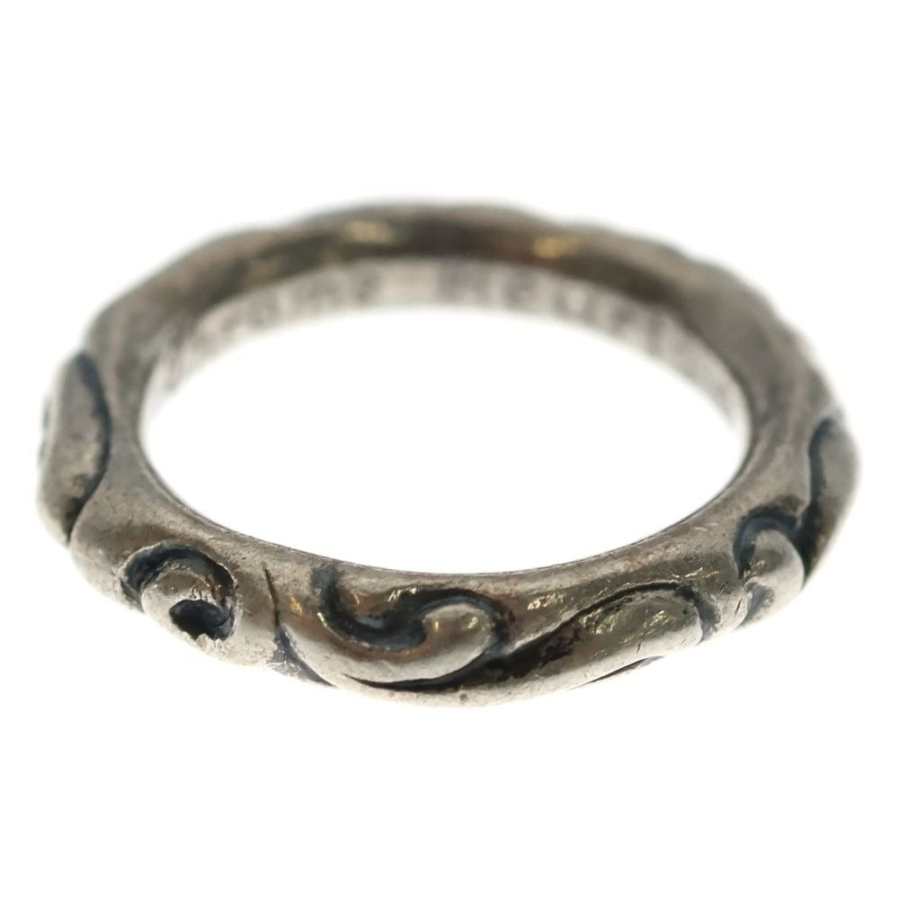Chrome Hearts Scrl Band Scroll Silver Ring