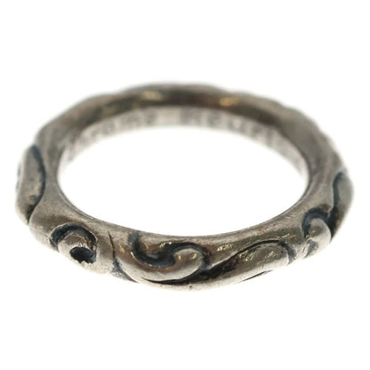 Chrome Hearts Scrl Band Scroll Silver Ring