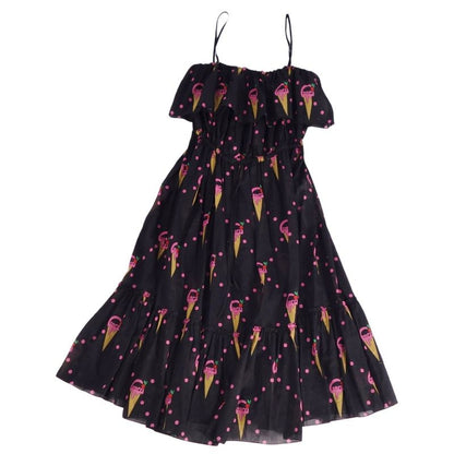 Gucci Dress Sleeveless 730392 Total Pattern Cotto