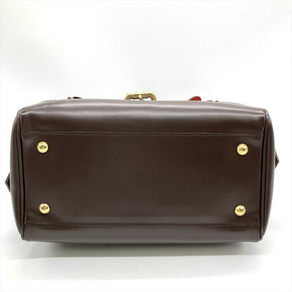 Louis Vuitton Knightsbridge Handbag Damier Ebène N51201 Brown Gold Hardware