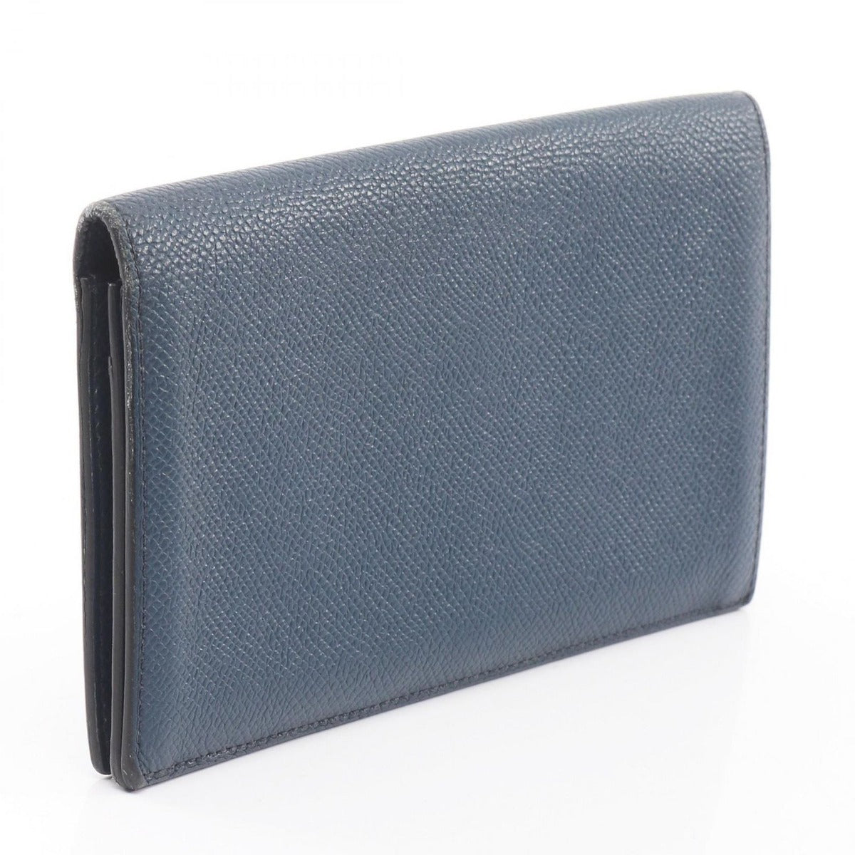 Hermes Bifold Wallet Citizen Twill Long Silk in Blue de Plus Leather Long — view 2