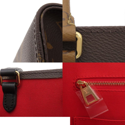 Louis Vuitton On The Go GM Brown Camel Monogram Reverse Giant 2-Way Tote Bag — view 8