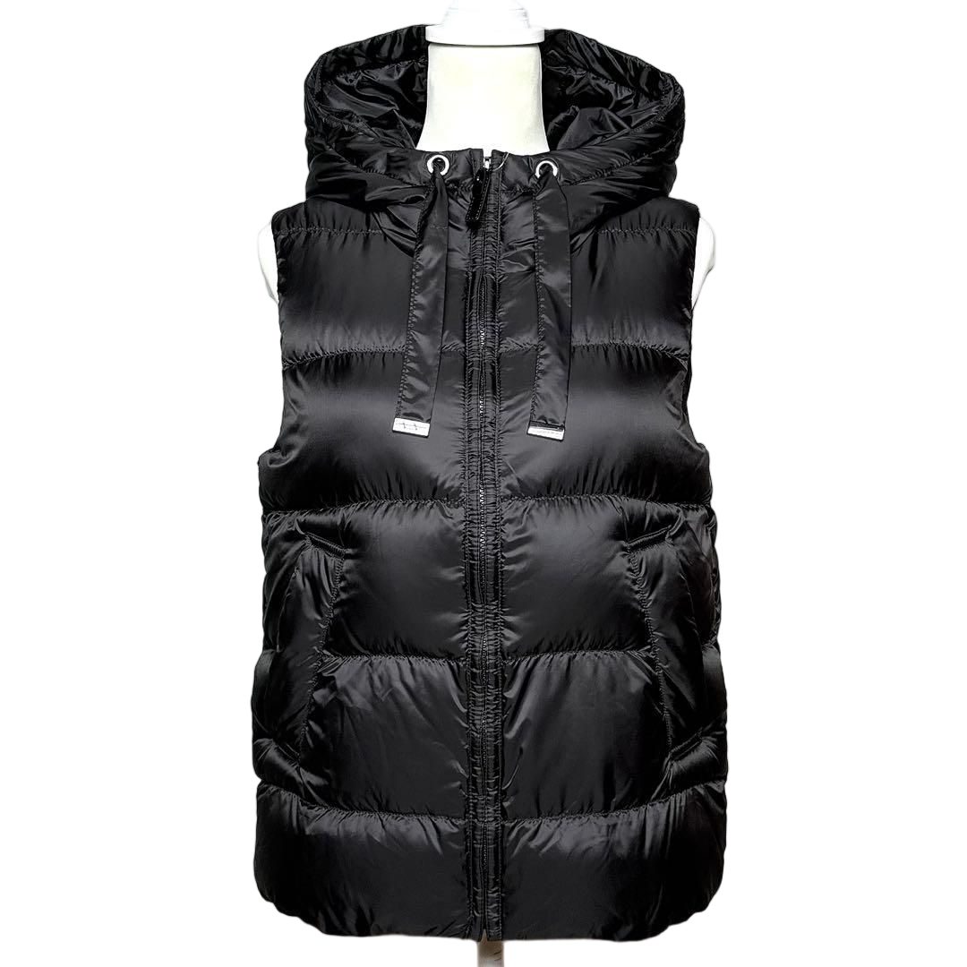 Max Mara the Cube Seivi Down Vest Black Gilet 36