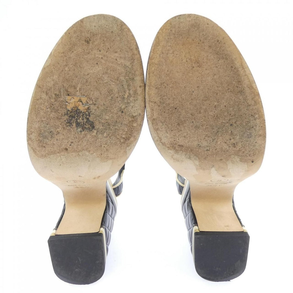 Chanel Sandals Black 36 Beige — view 4