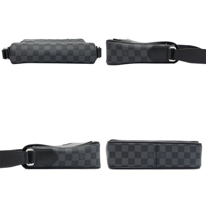 Louis Vuitton District PM Damier Graphite N42710 Shoulder Bag Black