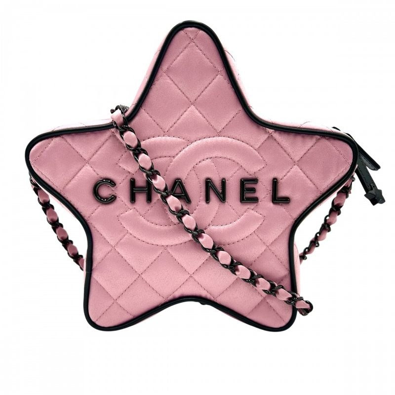 Chanel Shoulder Bag Women Quilted Star Chain Crossbody