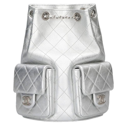 Chanel Quilted Leather Backpack