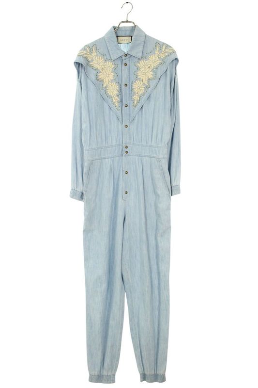 Gucci 536182 Xrc03 Denim Overalls Men's 46