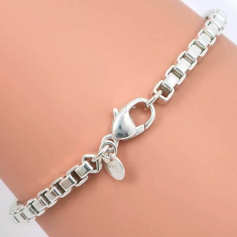 Tiffany & Co Venetian Silver 925 Ladies 15.9g Bracelet