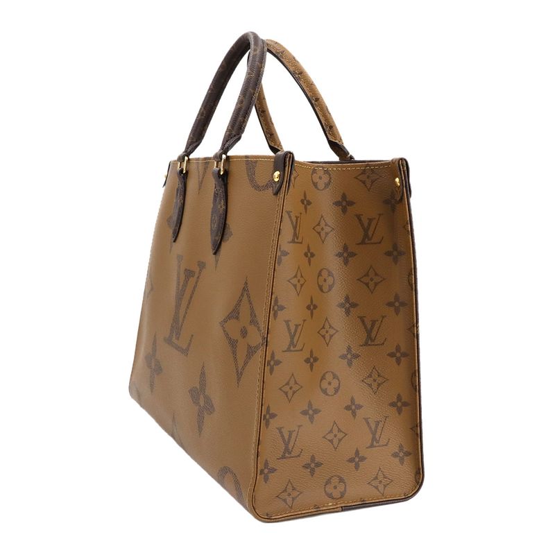Louis Vuitton Giant Monogram On-the-go MM 2-way Tote Shoulder Bag M45321 RFID