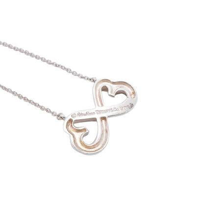 Tiffany & Co Necklace Double Loving Silver — view 2