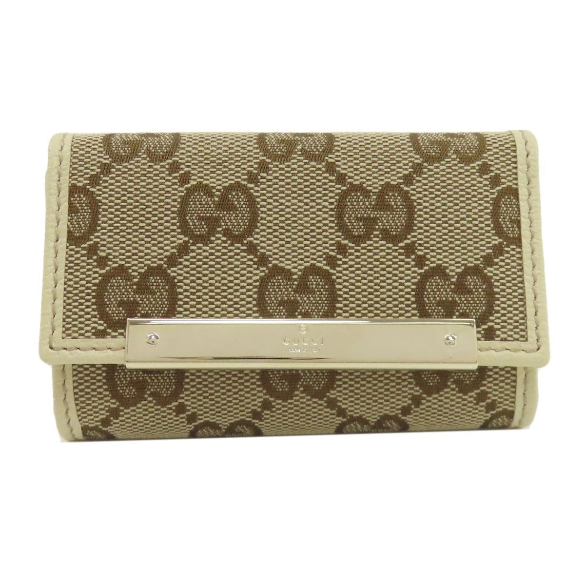 Gucci GG Canvas Key Case Holder