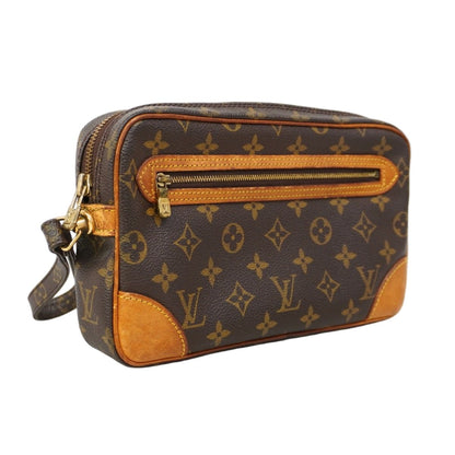 Louis Vuitton Clutch Monogram Marly Dragonne GM Brown — view 2