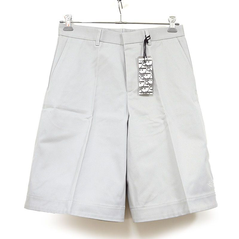 Dior Air Nike Logo Embroidery Shorts 46 Gray