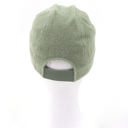 Hermes Davis Cotton Pile Baseball Cap Hat Green — view 3
