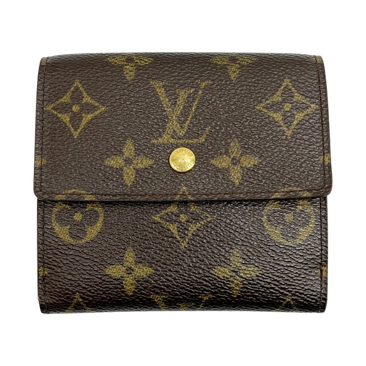 Louis Vuitton Trifold Wallet Monogram Porte Monnaiebier Cult Credit Brown