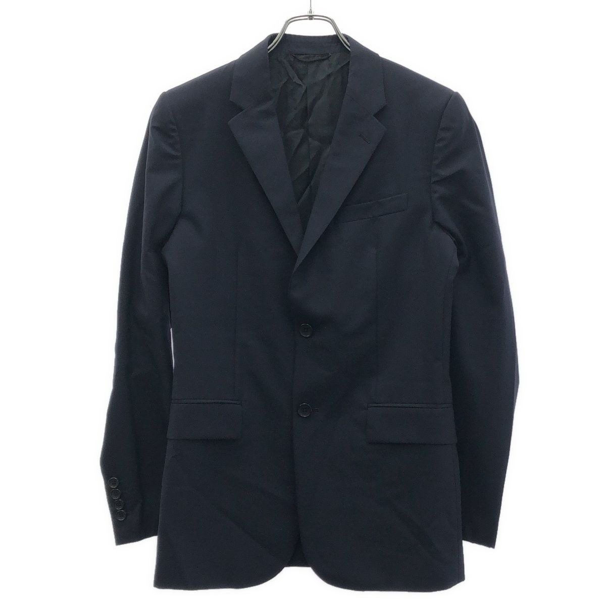 Balenciaga Tailored Jacket & Trousers Pants Set Suit Navy 44