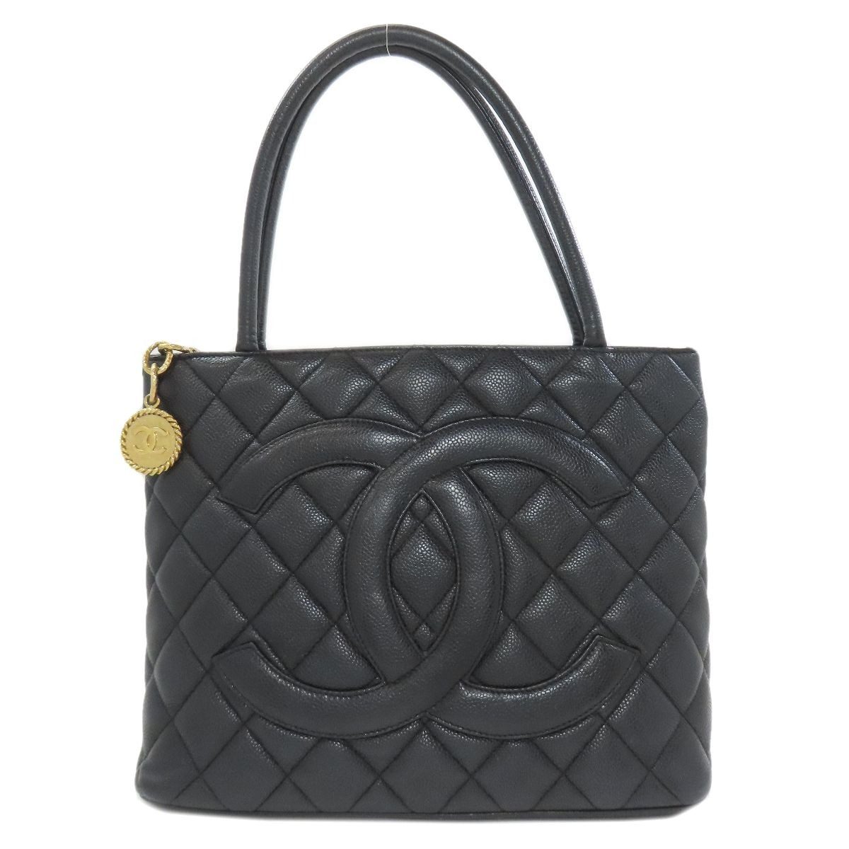 Chanel Medallion Tote Gold Grained Calfskin
