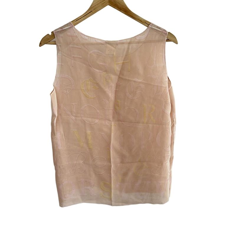 Hermes Sleeveless Cut And Sewn Size 38 M Women's - Pink Light Pink And Light