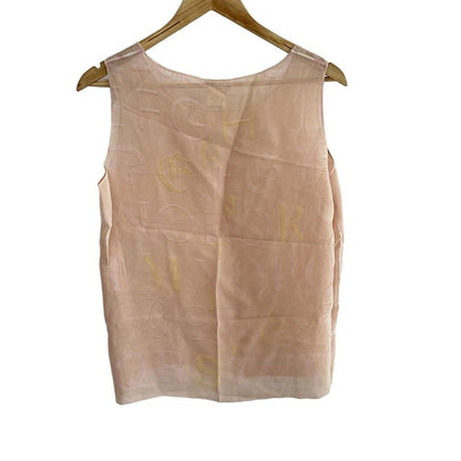 Hermes Sleeveless Cut And Sewn Size 38 M Women's - Pink Light Pink And Light