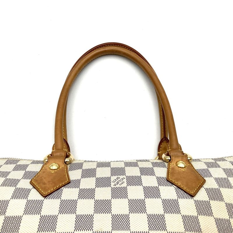Louis Vuitton N51185 Saleya MM Tote Bag Beige Damier Azure Canvas Women Fashion