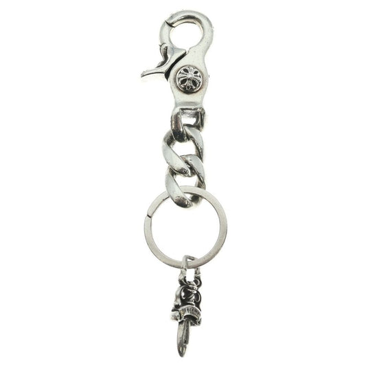 Chrome Hearts Clp Chn Classic-s Short Classic Link Key Chain Silver Necklace