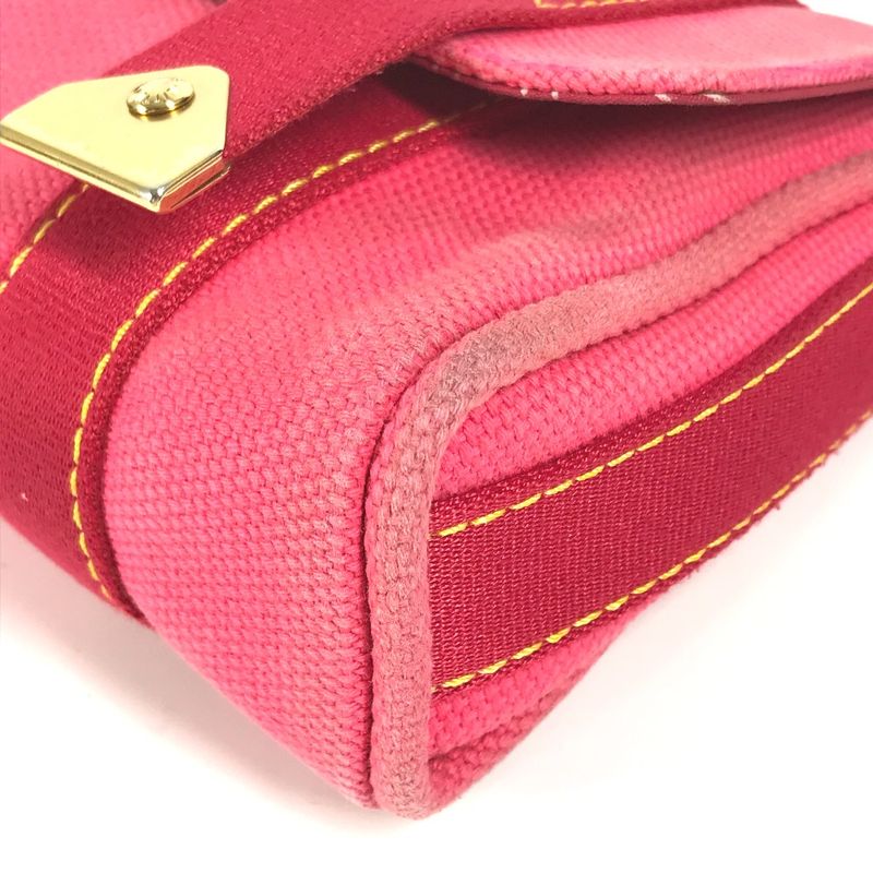 Louis Vuitton Shoulder Bag Sac Mule M40071 Canvas Pink
