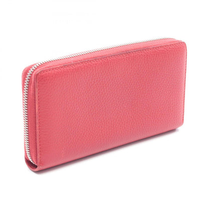 Gucci Round Wallet Bamboo Red Leather Bambu — view 2