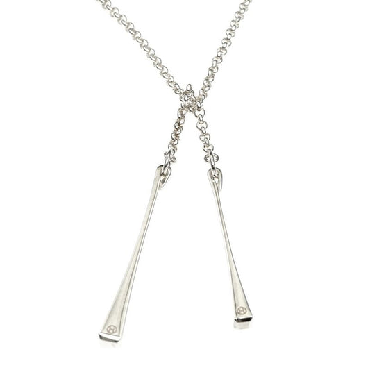 Hermes Necklace Cour De Forges AG 925 Silver Accessories Pendant