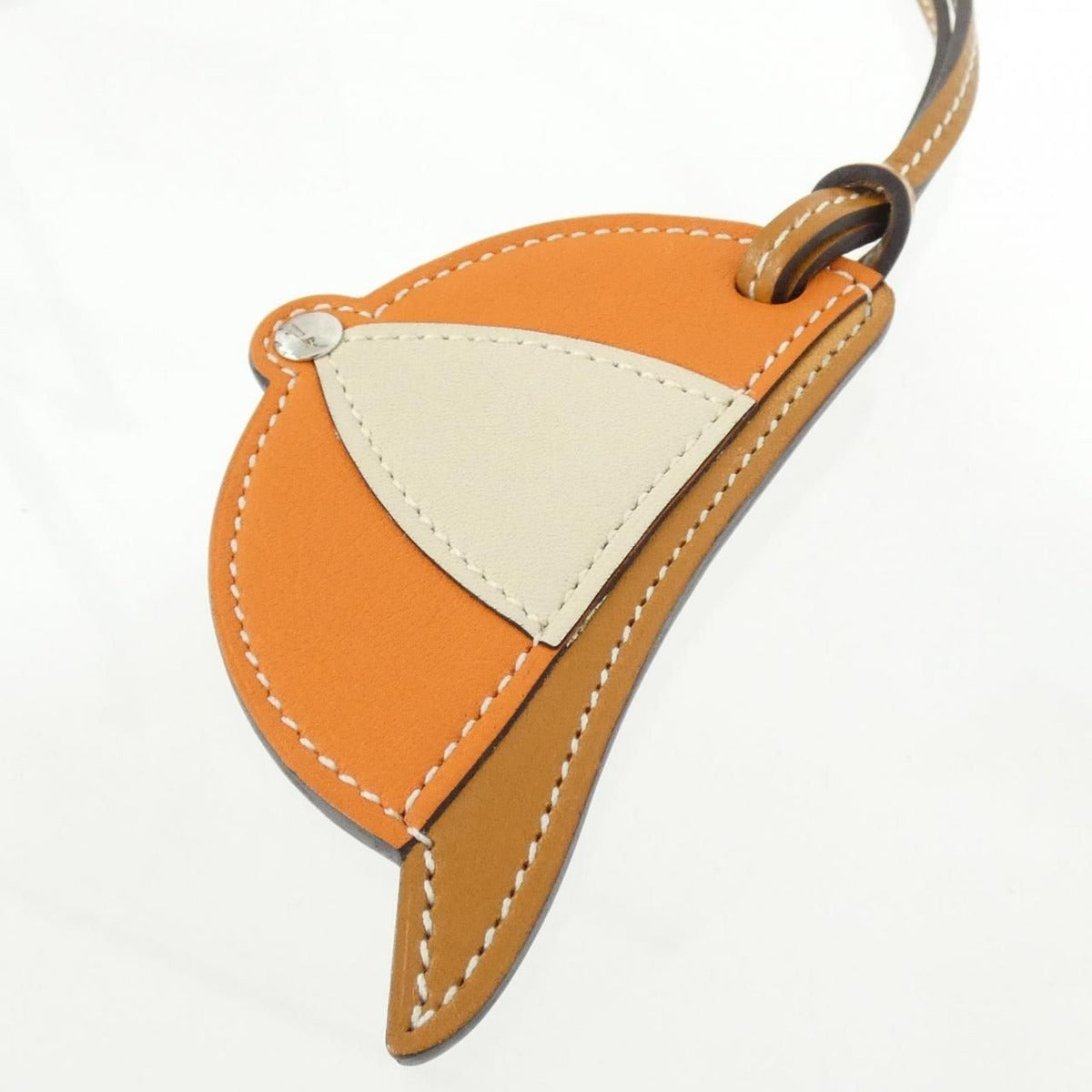 Hermes Paddock Bomb Bag Charm Naturel Sable — view 2