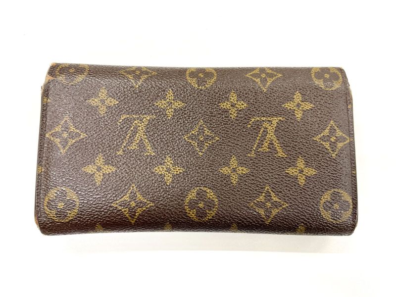 Louis Vuitton Monogram Portefeuille Sarah Long Wallet M61734 Brown Made In