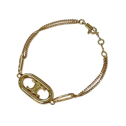 Celine Bracelet Bangle Cuff Gold Triomphe