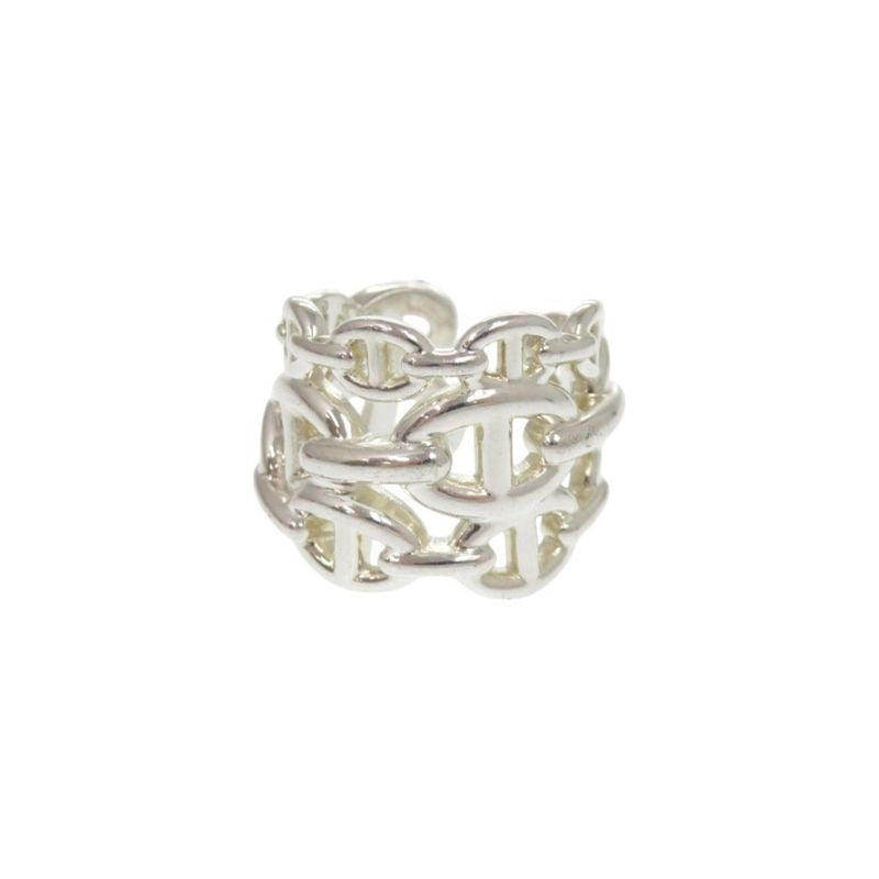 Hermes Chaine D'ancre Anchene GM Size 53 Silver 925 Ring 0340