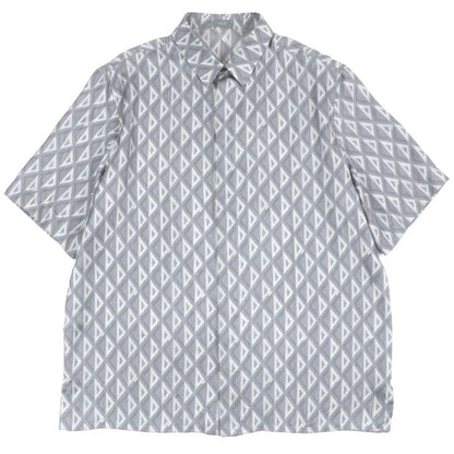 DIOR 19c545a5797 CD Diamond Twill Silk Shirt 100% Silk Wing Tailoring Logo