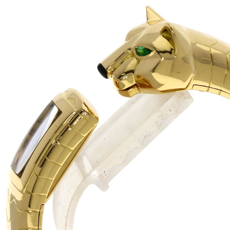 Cartier Panthère Lacarda Bangle Watch 18K Yellow Gold Ladies