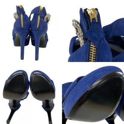 Louis Vuitton Louis Vuitton 22.5 19 Year Bijou Sandals Blue Ladies
