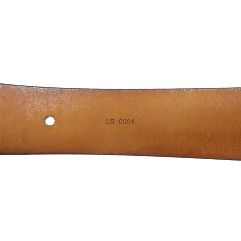 Louis Vuitton Lb0094 Santure Inizial Belt Leather Men's