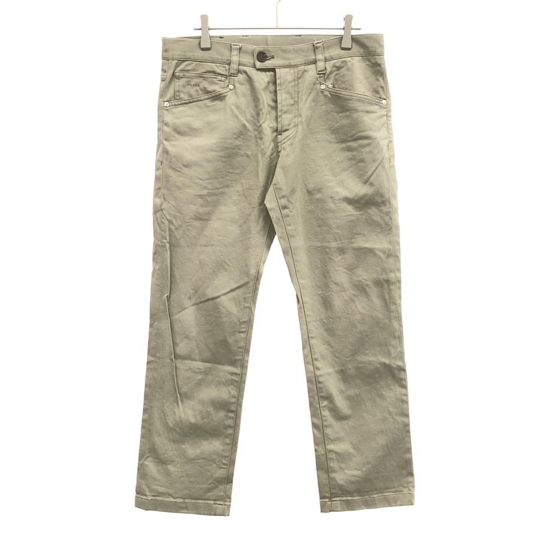 Prada 2006 Cotton Chino Pants Spc67h Beige 46